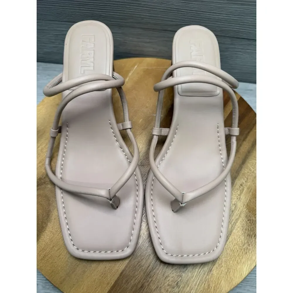 FARYL by Farylrobin Andie Sand Leather Womens 12